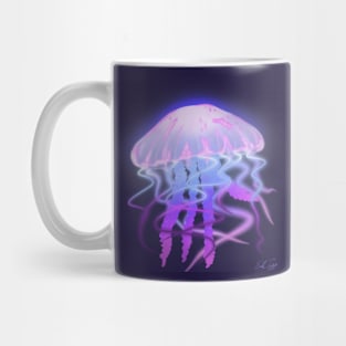 Neon Jellyfish - Pink Mug